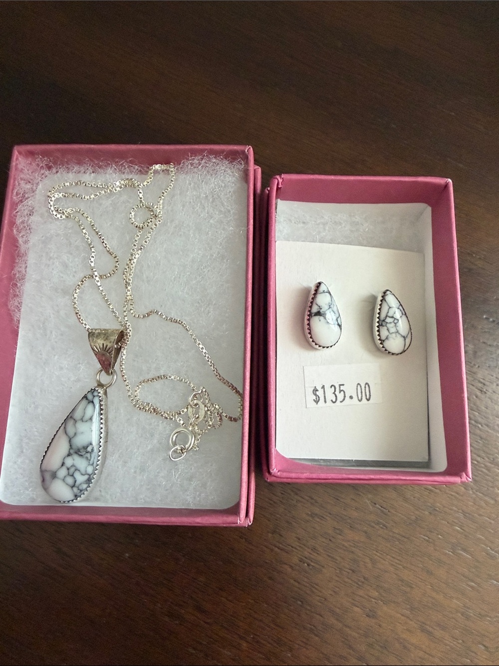 Earring and Necklace set, JAG Silver